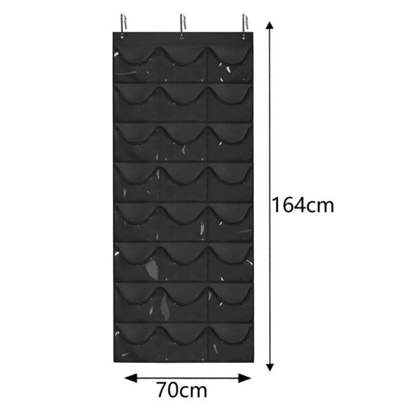 Storage Organizer Clear Pockets Protect Hat Door Hanging Holder Hanger Storage Rack for Baseball Caps - Image 5
