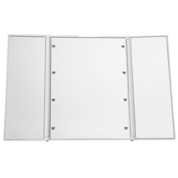 Triangular Stable Compact 3 Folding Makeup Mirrors - Image 6