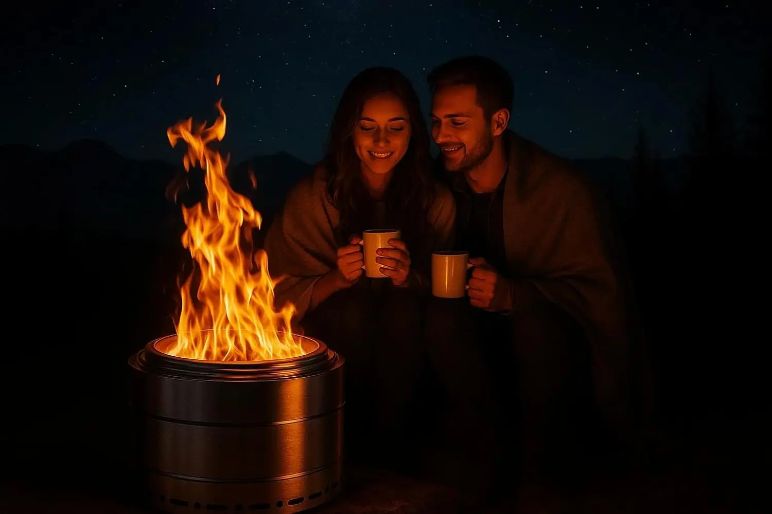 Smokeless Fire Pit 19 Inch for Outdoor Wood Burning - Image 3